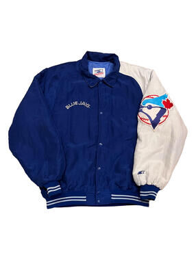 Vintage Starter 80s Toronto Blue Jays MLB Jacket Mens Large
